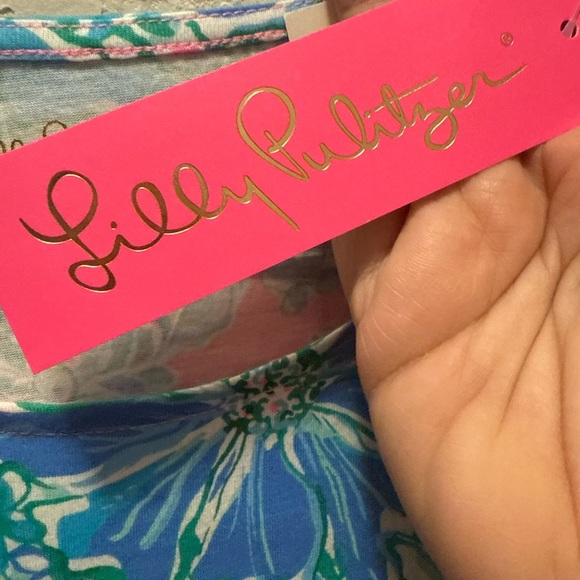 Lilly Pulitzer Woman’s  Dress in Blue and Pink Floral Size M - Picture 5 of 5